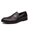 Fashion 2024 Spring Autumn Hot Selling Men's Loafers Commuting Versatile Flat Shoes Office Massage Soles Men's Business Casual Shoes