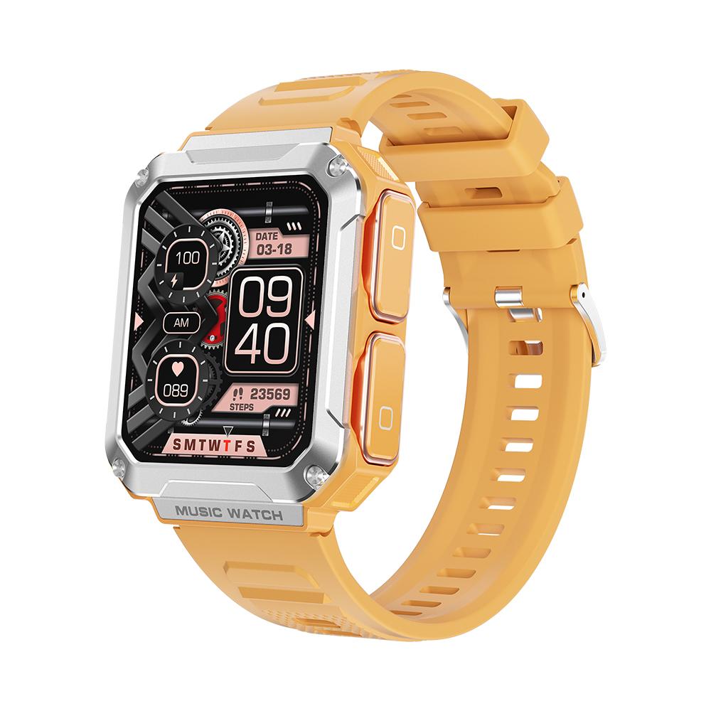 T93 Smart Watch 1,96 Zoll 4 GB Speicher Wireless Bluetooth Anruf Ohrhörer Sport Musik Kopfhörer Smart Watch für Männer Frauen
