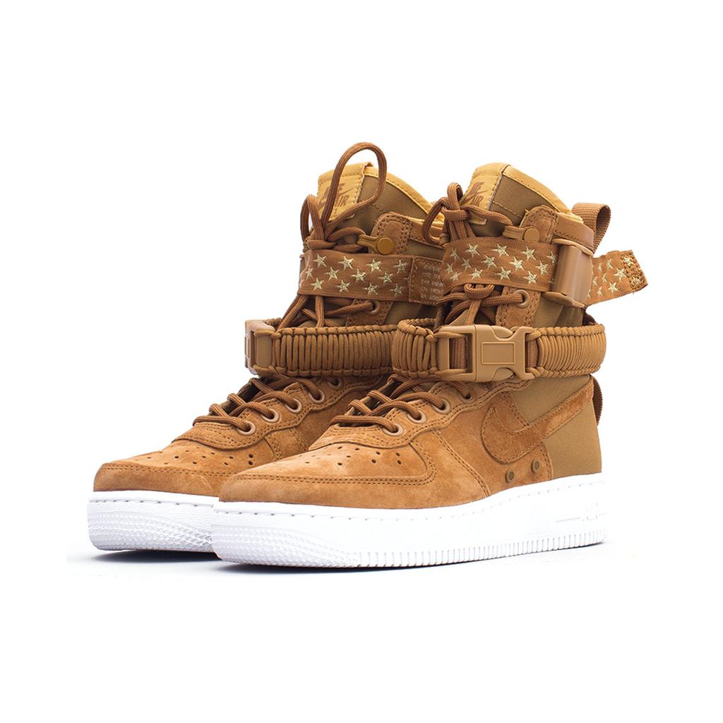 New Nike Sf Air Force 1 High Muted Bronze Women's 857872-203