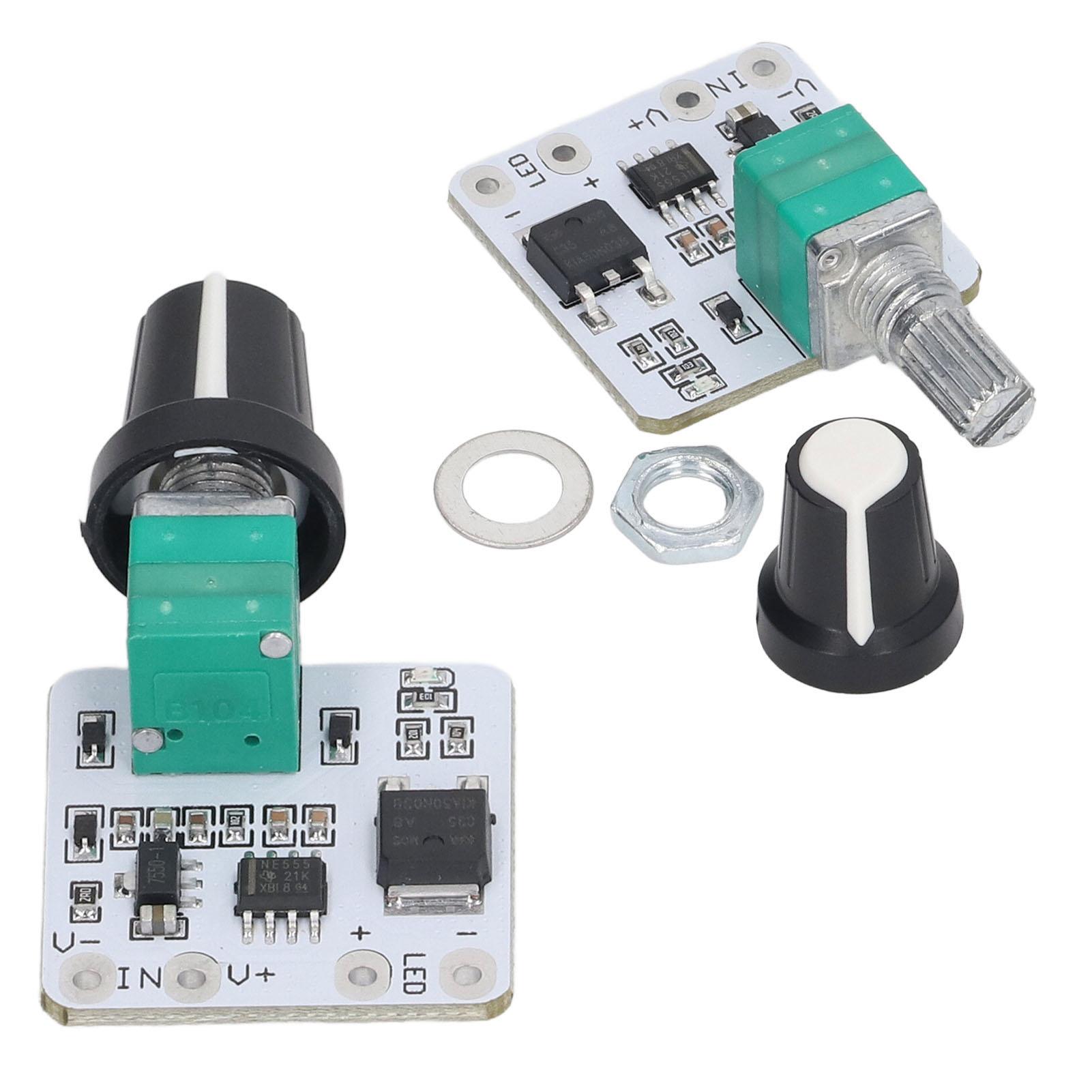 

2Pcs LED Dimmer Switch Stepless Adjustment Constant Voltage Controller Module DC 624V