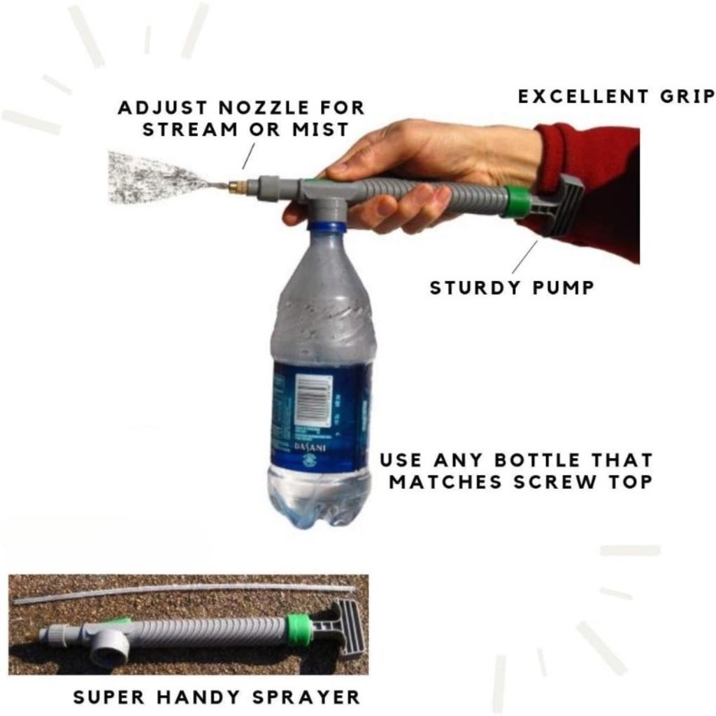 Adjustable Nozzle, Multi-function Spray Bottle, Portable Pressure Spray, Plant Maintenance Tools, Practical Household Sprayer,portable Watering Device