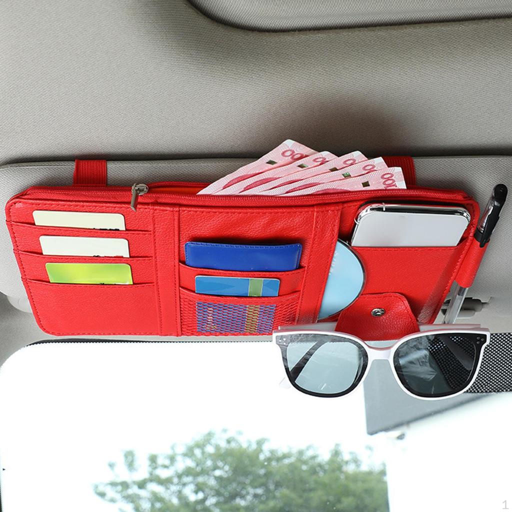 Organizer na osłonę przeciwsłoneczną do samochodu, Akcesoria wewnętrzne Etui na dokumenty Torba