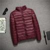 Men's 2023 Lightweight Cotton Jacket - Thin, Versatile, Stand Collar, Short, with Hood for Autumn/Winter