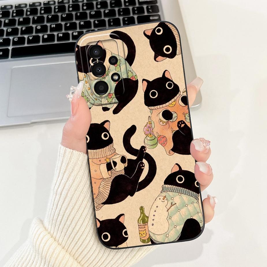 For Samsung Galaxy A32 4G Case SM-A325F Cute Panda Cartoon Cover Soft TPU Phone Case For Samsung A32 A 32 5G A326B Fundas Bumper