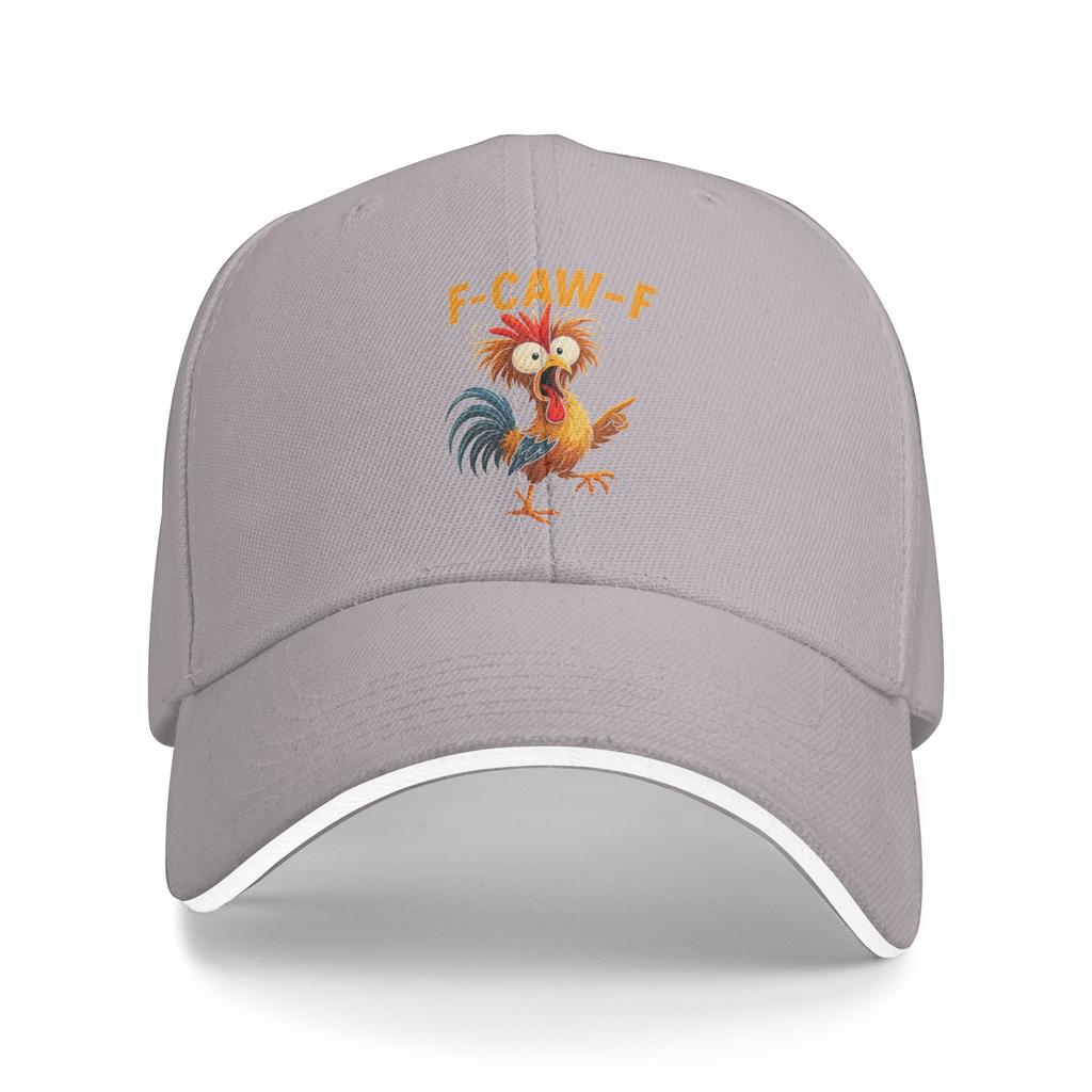 Sommer Freizeit Baseballkappe F Caw F Hahn Lustiger Vogel Fcawf Hühnerflüsterer Fawk Off Skate Trucker-Kappe Herren Snapback-Kappe