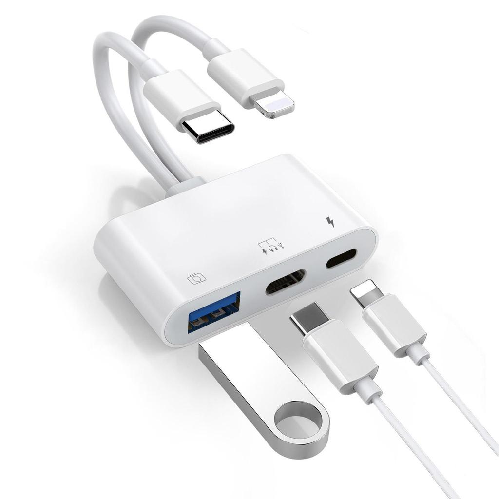 "Universal Multi-function TYPE-C to USB Card Reader for CF, SD, and TF Cards"