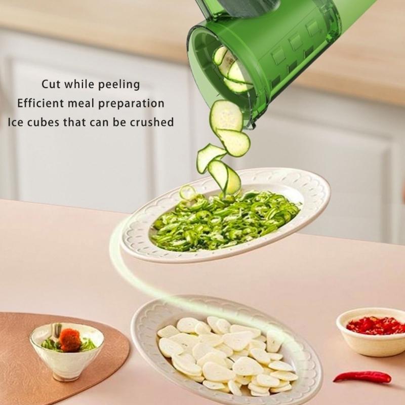 Robot da Cucina Elettrico Multifunzione per Tritare Affettare Frantumare Base Antiscivolo Parti Lavabili in Lavastoviglie Elettrodomestico da Cucina