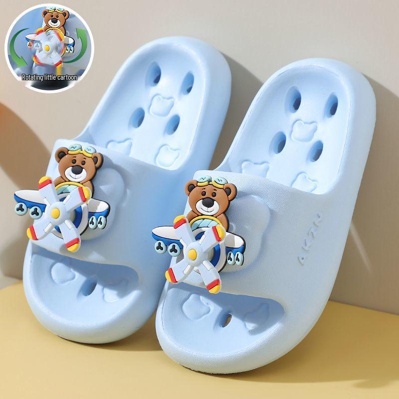 Kids' Non-slip Soft Sole Summer Sandals: Boys, Girls, Toddlers - Ideal for Home, Outdoor, Bathroom & Shower with a Breathable Hollow Design.