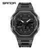 SANDA 6507 Outdoor Sports Men's Watch, Suitable for Neutral Waterproof, Fashionable, Luminous, Multi functional Electronic Wrist
