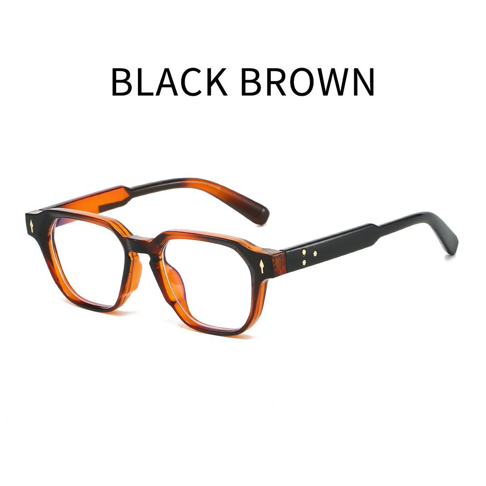 New Square Reading Eyeglasses Man Woman Reading Glasses Fashion Retro Versatile Readers Unisex High Quality Antiblulet, Glasses +200