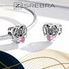 Charms Openwork Heart Love Bead Pr 925 Beads Pendant