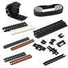 Technical Parts Building Blocks Link Chain Tank Belt Track Wheels Truck Car Gear MOC Bulk Brick Toys 3711 3873 88323 57519 4185