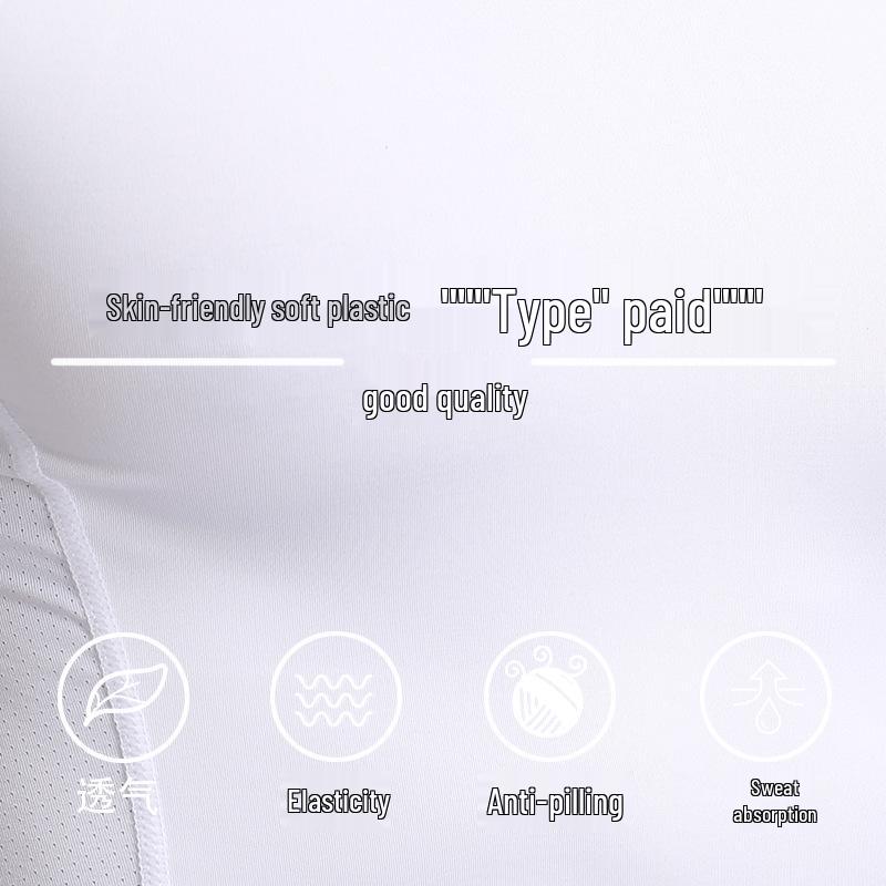 Men's Quick-Dry Short-Sleeve Fitness Running Tights for Spring and Summer