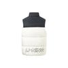 Li Ning Color Block Stand Collar Down Vest Unisex Vests Off-White AMRT047-1