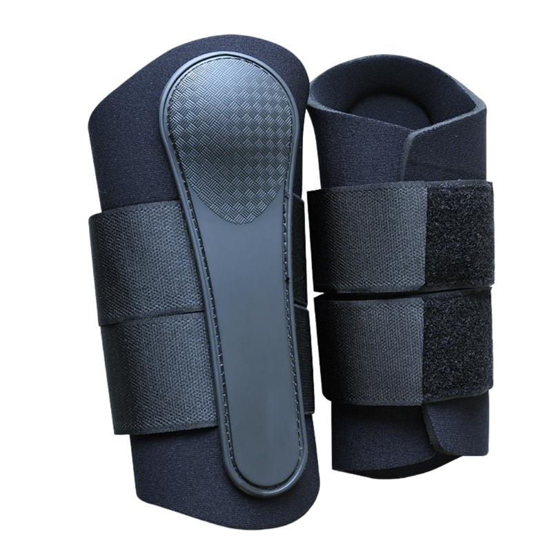 Ergonomic Curved Horse Leg Wrap Protectors Horse Leg Guards Featuring High Strength Armors Soft Lining 4 Size Option