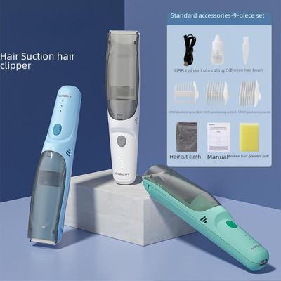 Waterproof Rechargeable Baby Hair Clipper with Automatic Suction