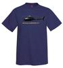 Airbus AS355 F1 Hubschrauber T-Shirt - Personalisiert mit Ihrer N#