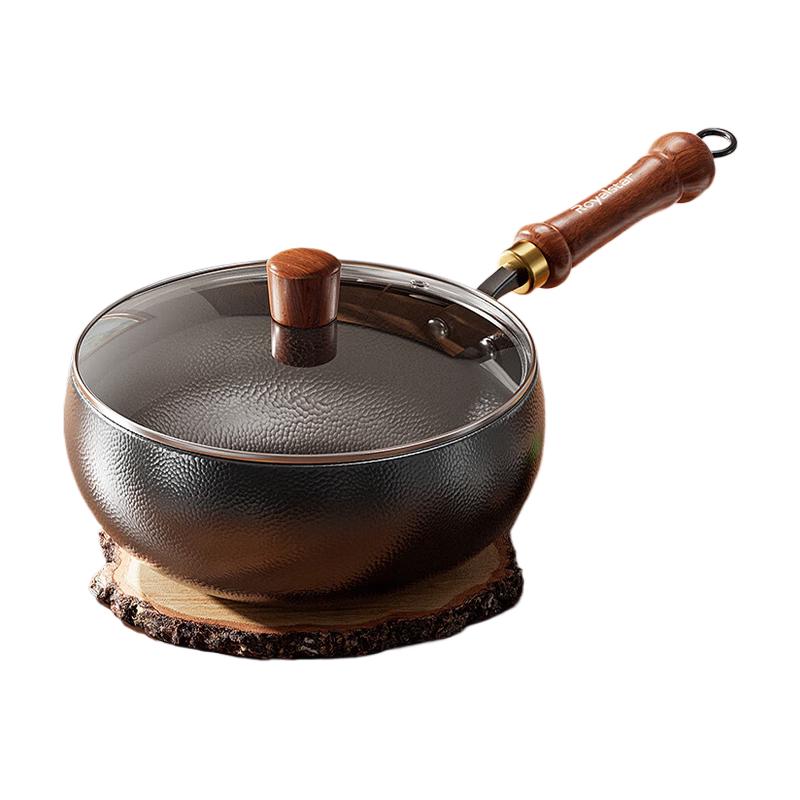 Royalstar Hammered Iron Wok with Lid