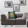 The Best Life Ever Floral Pillowcase Polyester Linen Velvet Creative Zip Decorative Pillow Case Sofa Cushion Cover