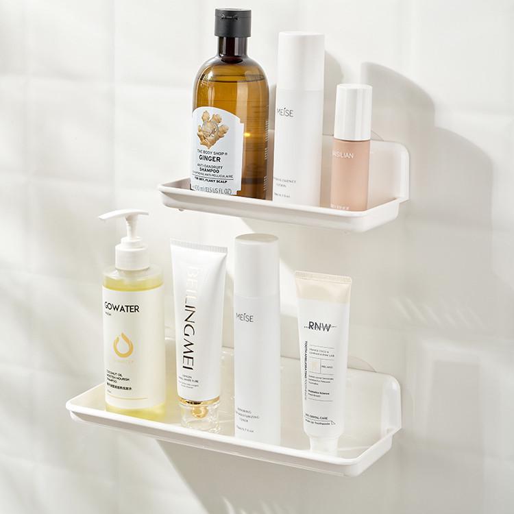 Multi-Purpose Traceless Adhesive Soap Dish & Bathroom Storage Rack, 39cm