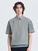 CHALLENGER Men'S Mono-Edge Hybrid Collared Short Sleeve Woven Top Light Khaki