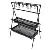 ZISIZ Outdoor Camping Multi-functional Storage & Drying Rack
