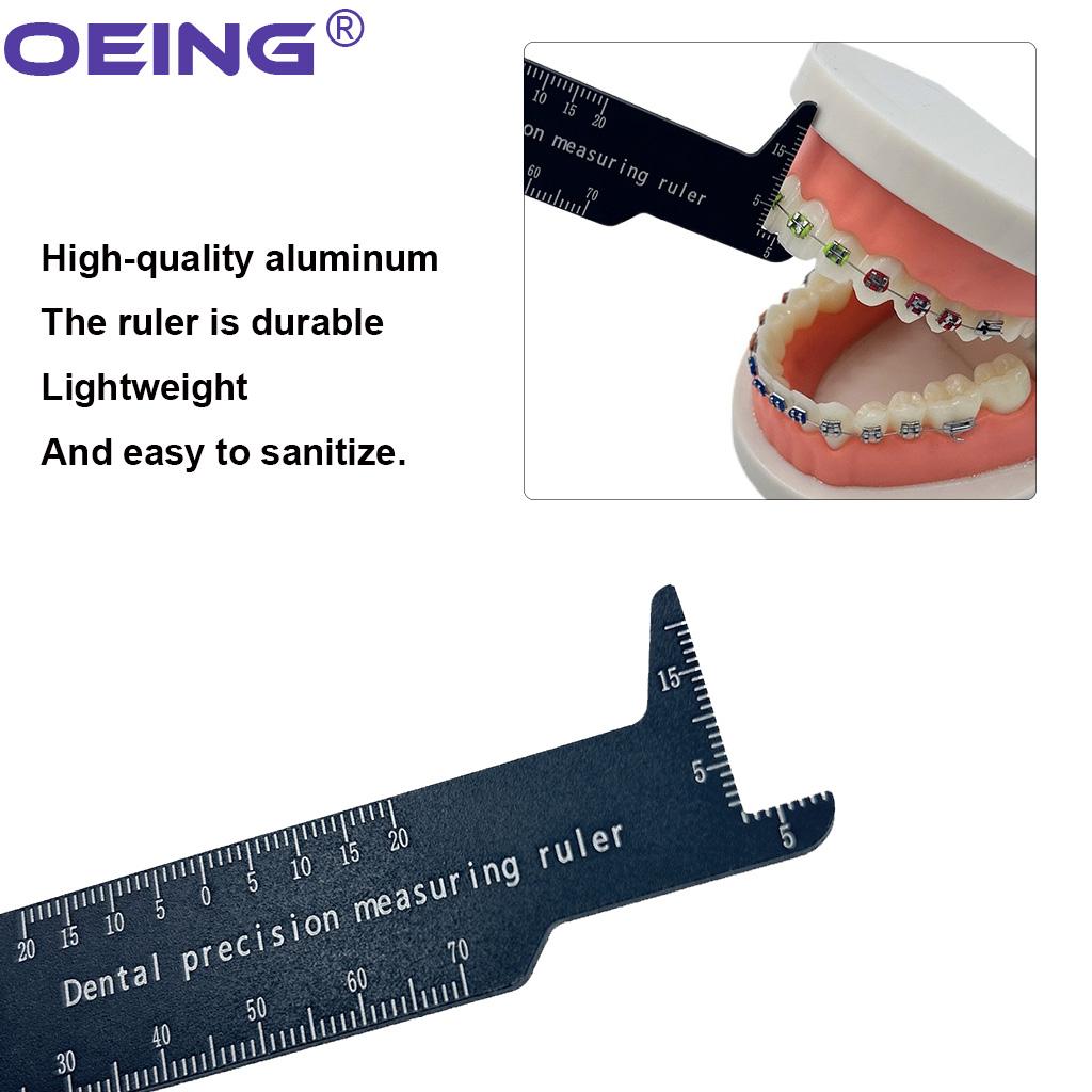 Dental Precision Measuring Ruler Tooth Gap Photography Dentistry Gauge Span Measure Scale Endodontic Instrument Orthodontic Tool