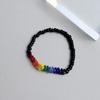 Rainbow Color Flower Beads Bracelet
