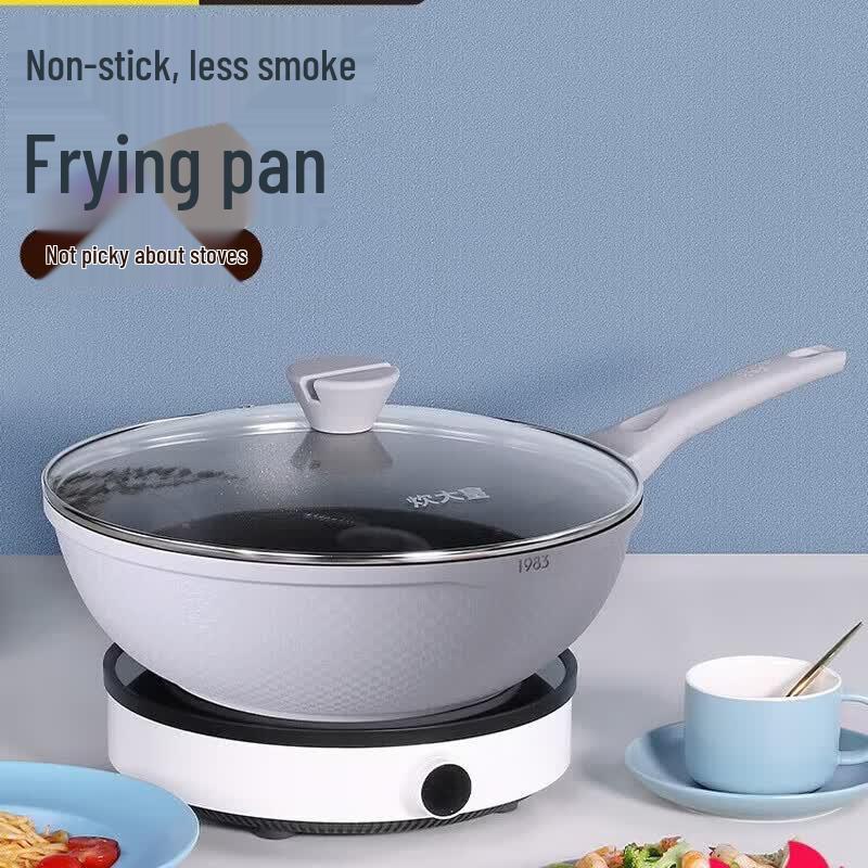 Сковорода-вок COOKER KING BP50816 с антипригарным покрытием, алюминиевая, 32 см