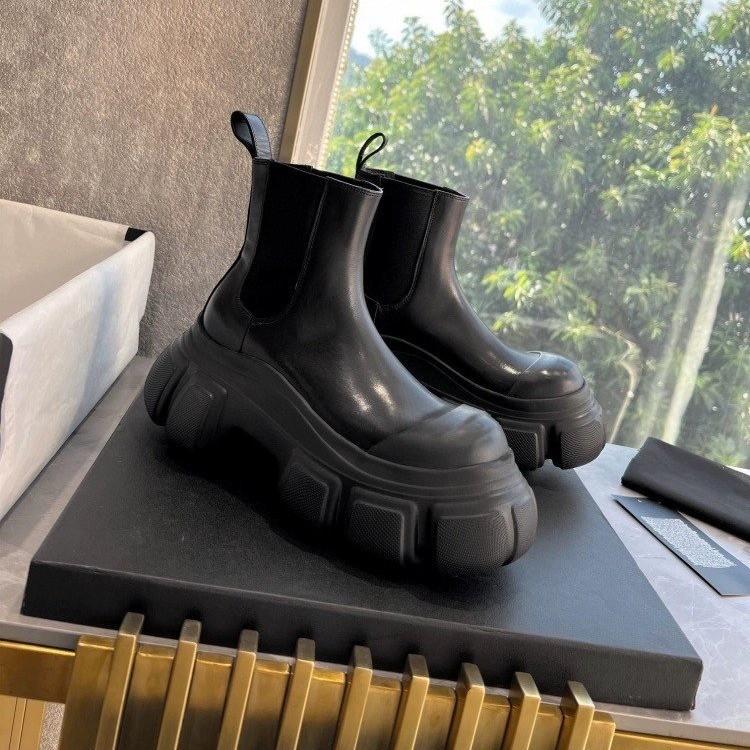 Projektant Nowe Damskie Botki do Kostki Skóra PU Gruba Podeszwa Sznurowane Botki Bojowe Damskie Jesień Zima Buty na Platformie Kobieta