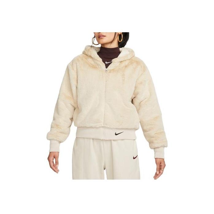 

Новые куртки серии Nike Sportswear Essentials для женщин, цвет ротанг/черный DV7064-206 XL