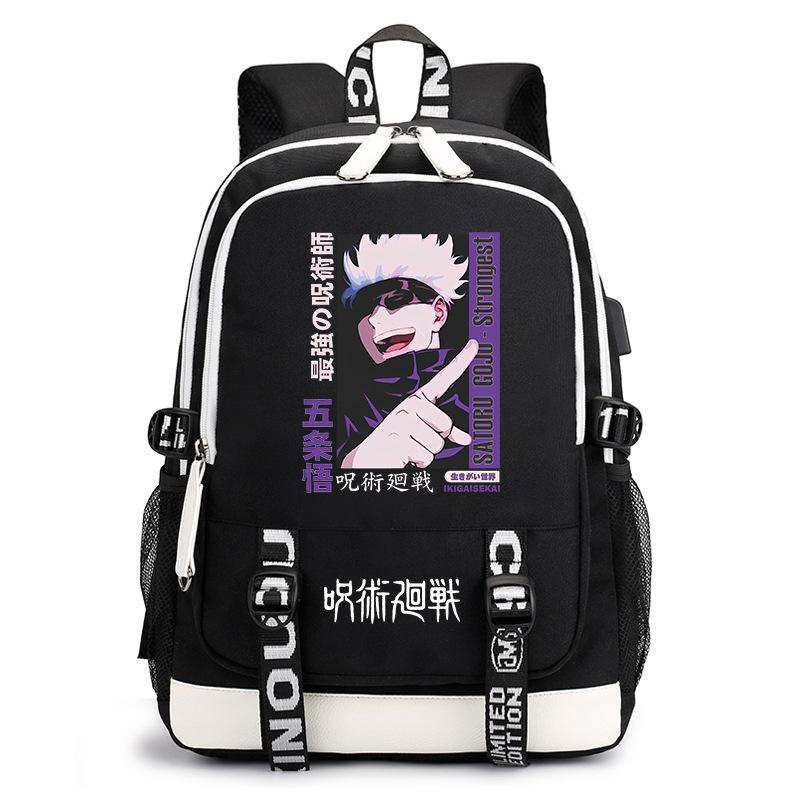 Day Mantra Return To War Anime School Bag Fashion Backpack Elementary School Students Large Capacity Backpack Burden Reduction Storage Bag