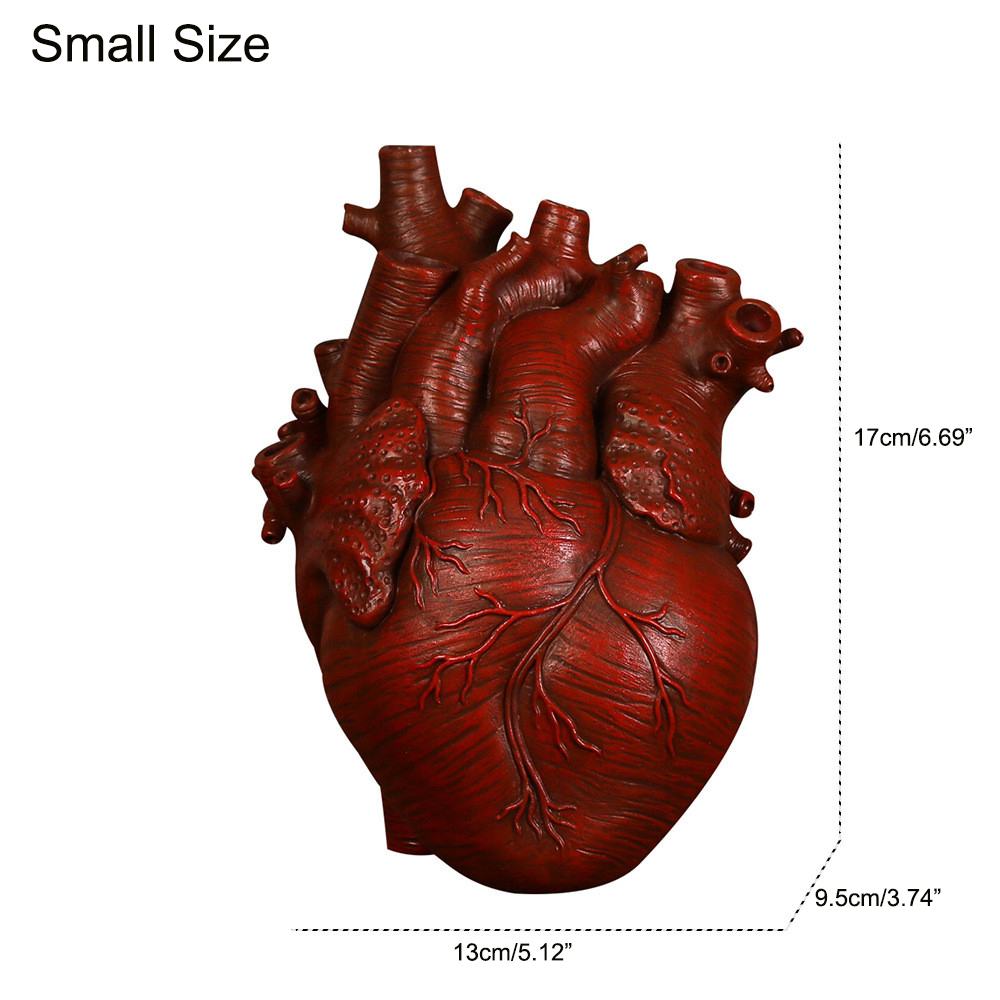 Anatomical Heart Shape Flower Vase Flower Pot Cachepot for Flowers Living Room Decoration Home Decor Ornament Gifts Nordic Decor
