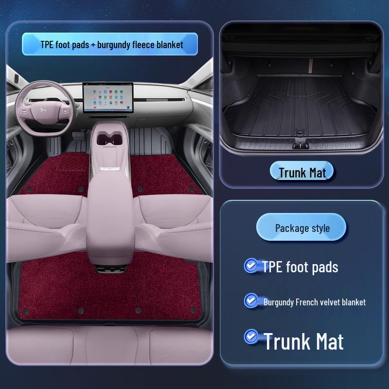 Xiaopeng M03 MAX TPE25 Floor Mats & Modification Accessories Set