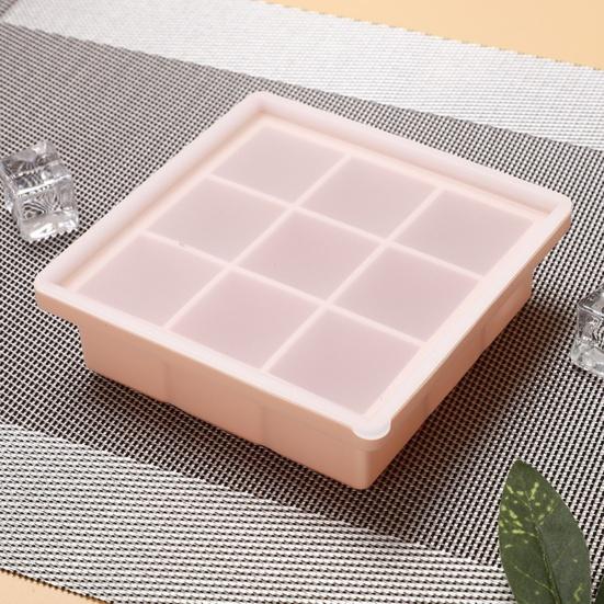 Ice Cube Scentless Mold Safe Flexible 45915 Grids Food Grade Silicone Ice Cube