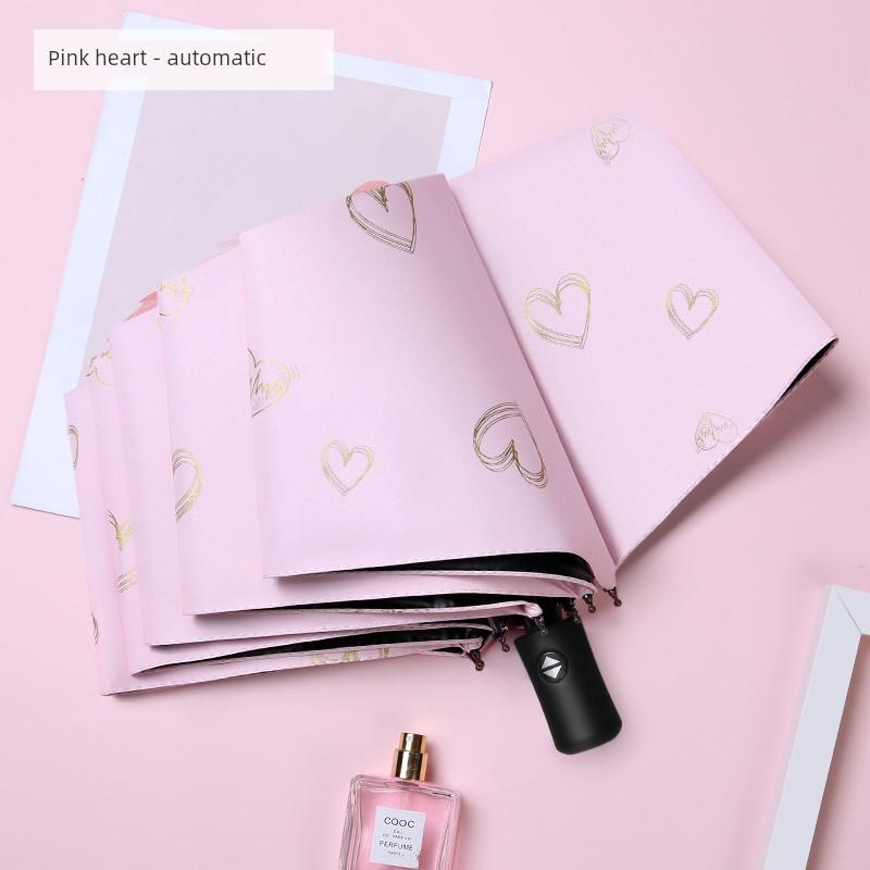 Fully Automatic Folding Umbrella for Women and Men, Small and Stylish Sunshade Umbrella, Dual-Purpose Sun Protection and Uv Protection Umbrella