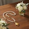 Exquisite Brocade Gourd Necklace High-end Embroidered Neck Pendant  Daily