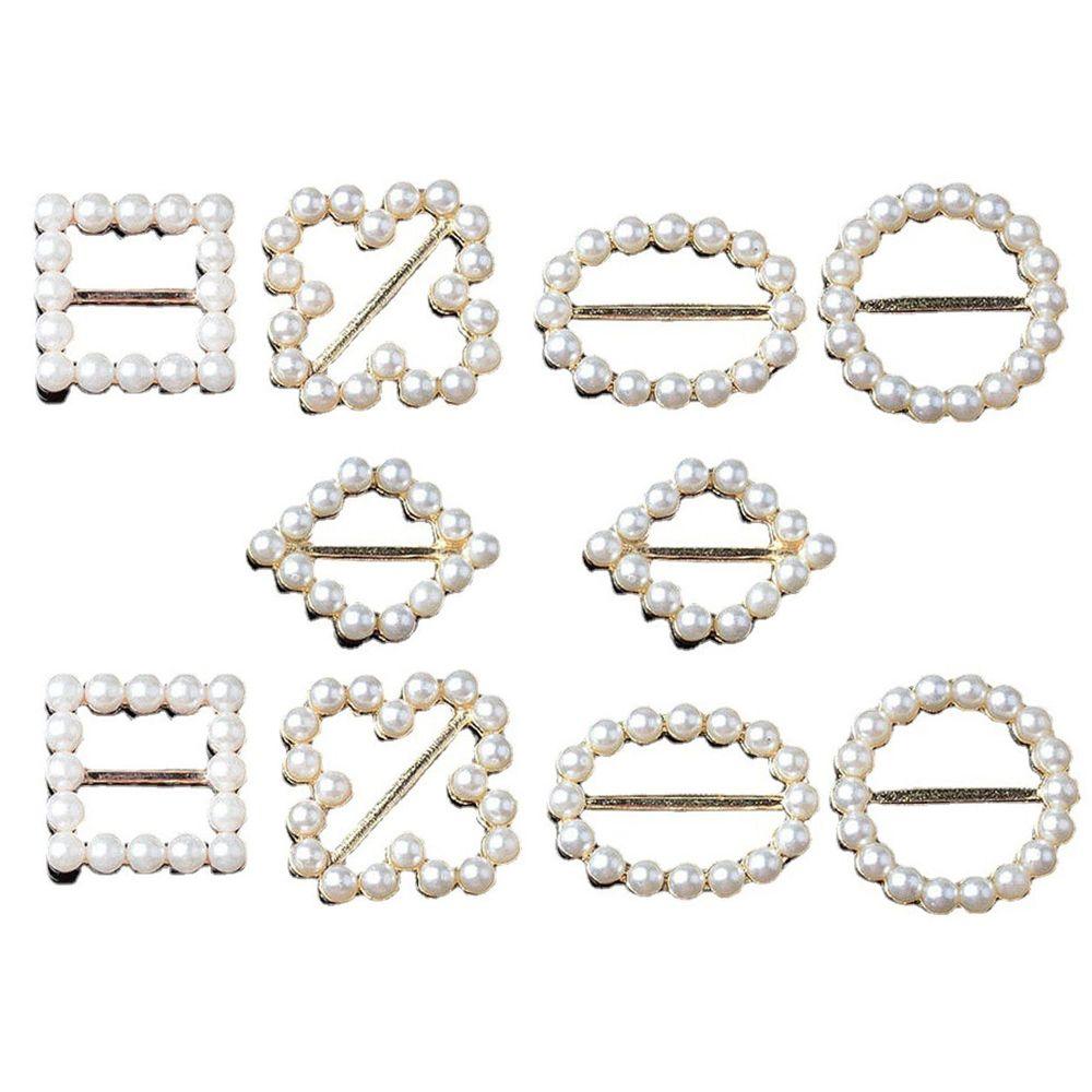 

10 шт. украшения, противовыхлопная застежка, угловая пуговица, жемчужная пуговица, пряжка на ленте