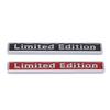 Limited Edition Metal Car Emblem Badge, 3D Chrome 4WD AWD Sticker, Auto Tailgate Fender Decal, Waterproof Exterior Decoration