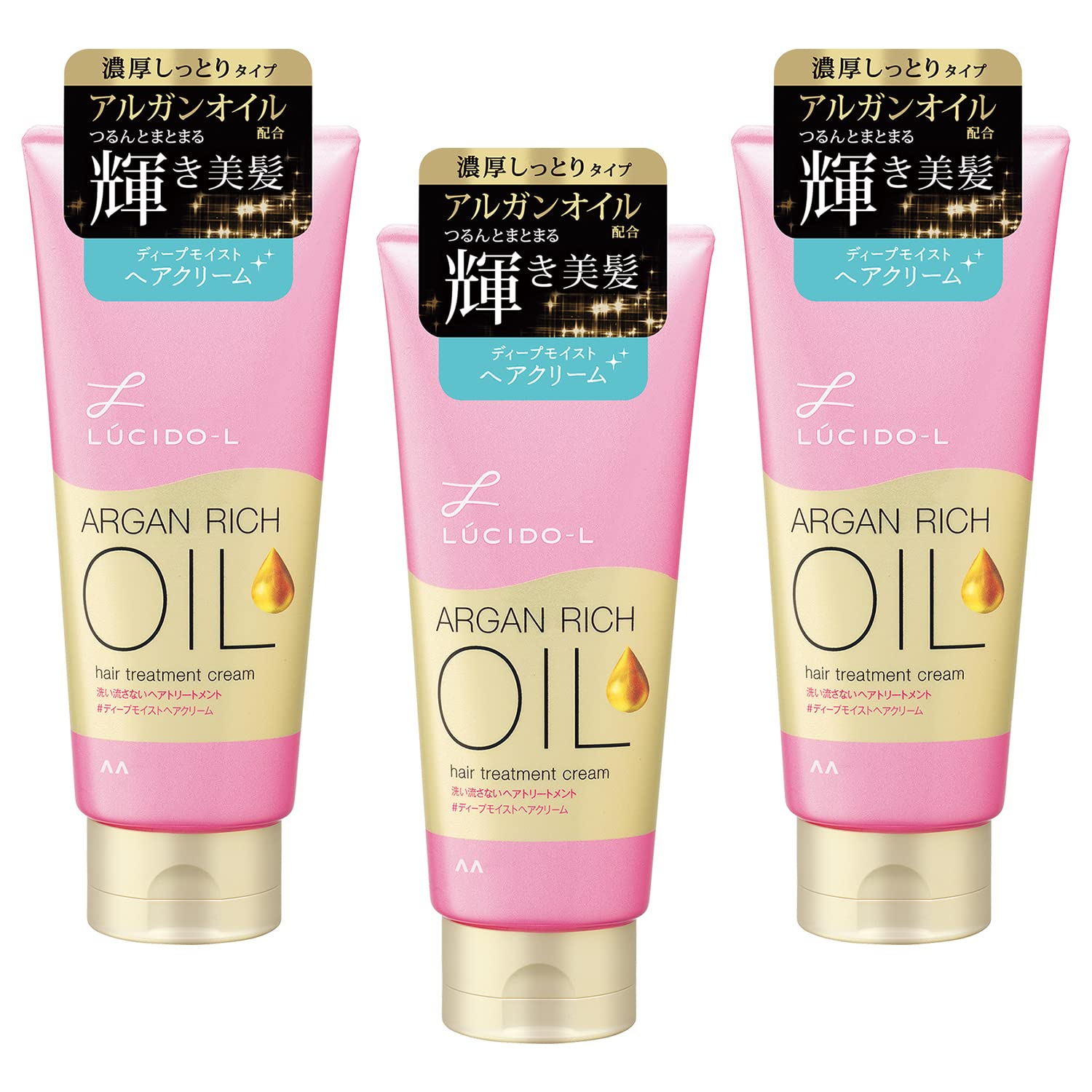 

Oil Treatment Moist Hair Cream 150g x 3 bottles LUCIDO-L #Deep