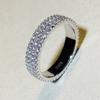 Wholesale Eternity Band Promise ring 925 Sterling silver Diamond cz Engagement Wedding Rings for women Men Finger Party Jewelry