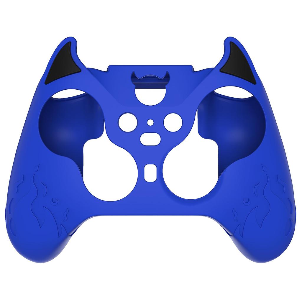 PlayVital Cute Demon Silicone Cover for Xbox Elite Wireless Controller Series Includes Thumb Grip Caps 2, (Blue)