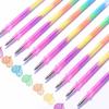 Ricarica in gel multicolore Evidenziatore Nuovo studente Pittura fai da te Ricarica in gel multicolore arcobaleno Evidenziatore Penna 10 pezzi