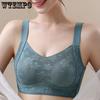 Large Size Women's Underwear with Rabbit Ears Thin Bra Adjustable Anti Sagging No Steel Ring Bra