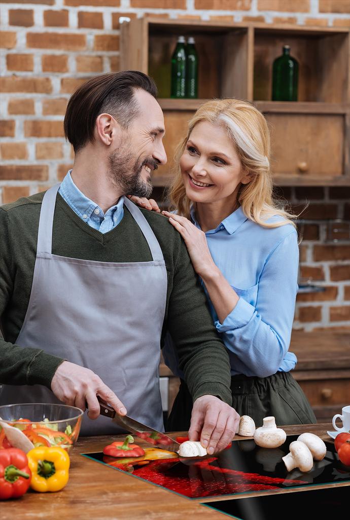 SZKLANA PŁYTA OCHRONNA NA KUCHENKĘ 85x52 KOGUT