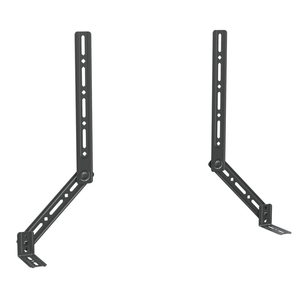 USX MOUNT Soundbar Mounting Kit, Universal Soundbar Mounting Bracket, 7.3kg Weight Capacity, Compatible with Universal Soundbars, Mounts Above or