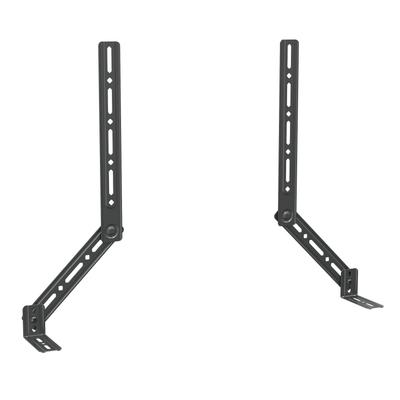 USX MOUNT Soundbar Mounting Kit, Universal Soundbar Mounting Bracket, 7.3kg Weight Capacity, Compatible with Universal Soundbars, Mounts Above or