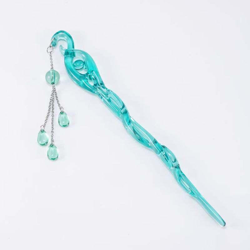 Ancient Chinese Style Hairpin Tassel Shake Plate Flowing Hair Accessory For Cosplay Hanfu Traditional Hair Ornament