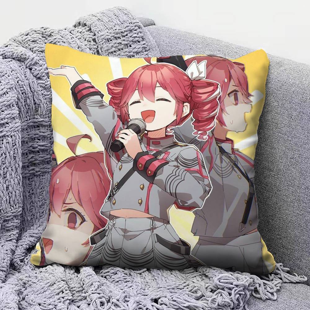 Teto Cute Anime Girl Home Sofa Cushion Covers and Aecorative Custom Pillow Covers