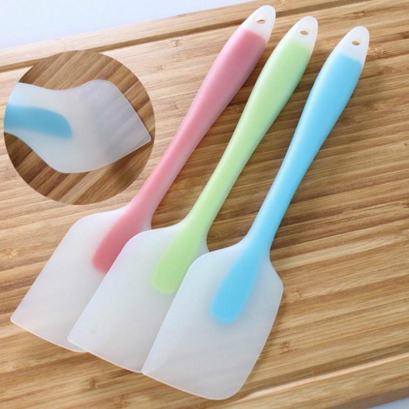 4 Colors Silicone Kitchen Cooking Baking Cake Butter Mix Spatula Scraper Utensil 4 Colors Silicone Kitchen Cooking Baking Cake Butter Mix Spatula Scraper Utensil
